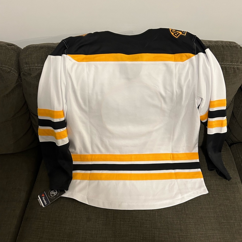 Fanatics Authentic Boston Bruins Breakaway NHL Hockey White Jersey Men’s Sz: L - Picture 6 of 6